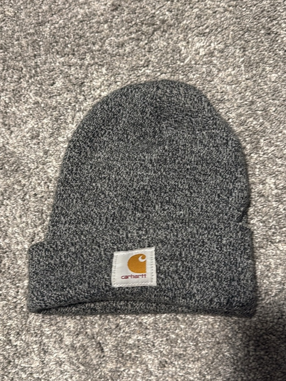 Carhartt Gray Knit Beanie - Cozy Winter Hat